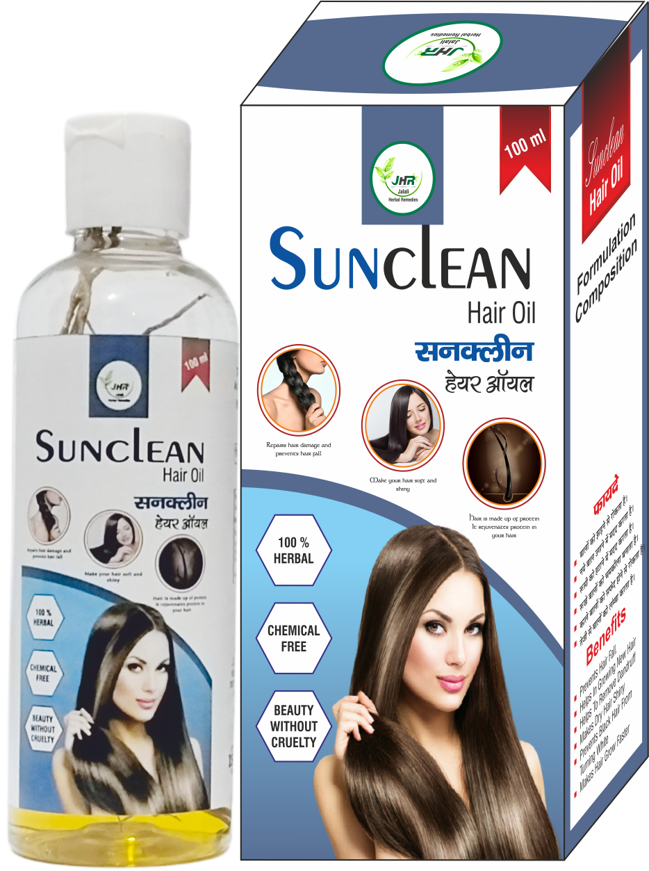 sunclean hair oil